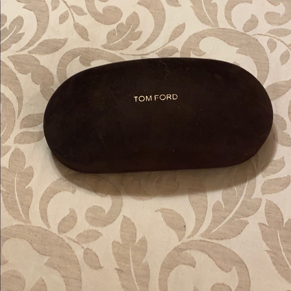 Brown Tom Ford Eye Glass Case